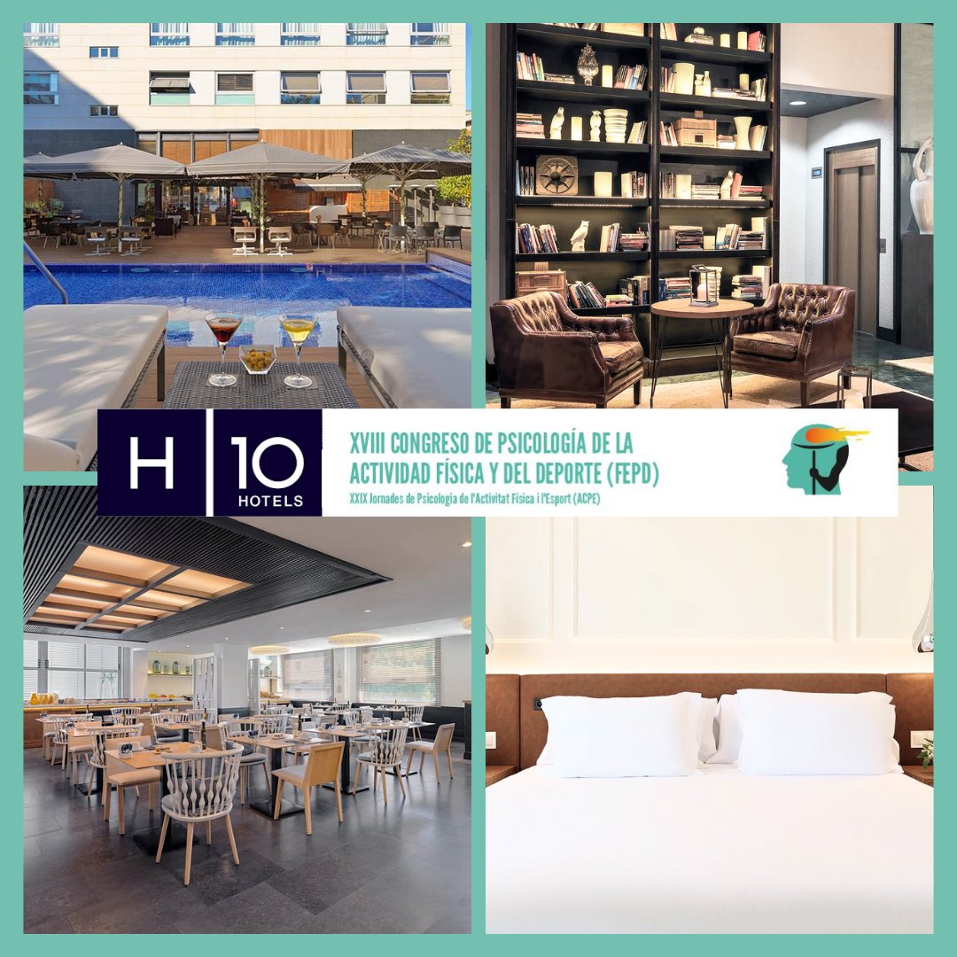 🏨 ¡Excelentes noticias! 

Reservamos habitaciones en el H10 Hotels Itaca de Barcelona para los asistentes a nuestro Congreso. 

Plazas limitadas. Interesados: 📧 alejandra.foronda@necotur.com. 

Más info o inscripciones en psicodepor.org 

¡Te esperamos!