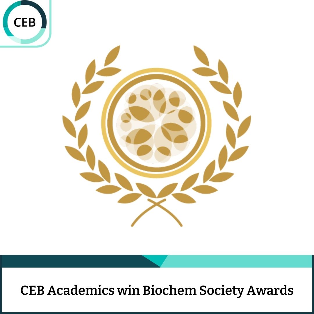 NEWS: 🏅 Last week it was announced that two members of our academic staff have been named among the Biochemical Society's 2025 Award Winners! Read more on our website: ceb.cam.ac.uk/news/ceb-acade… #DrivenByCuriosity #DrivingChange #ChemicalEngineering #Biotechnology #Biochemistry