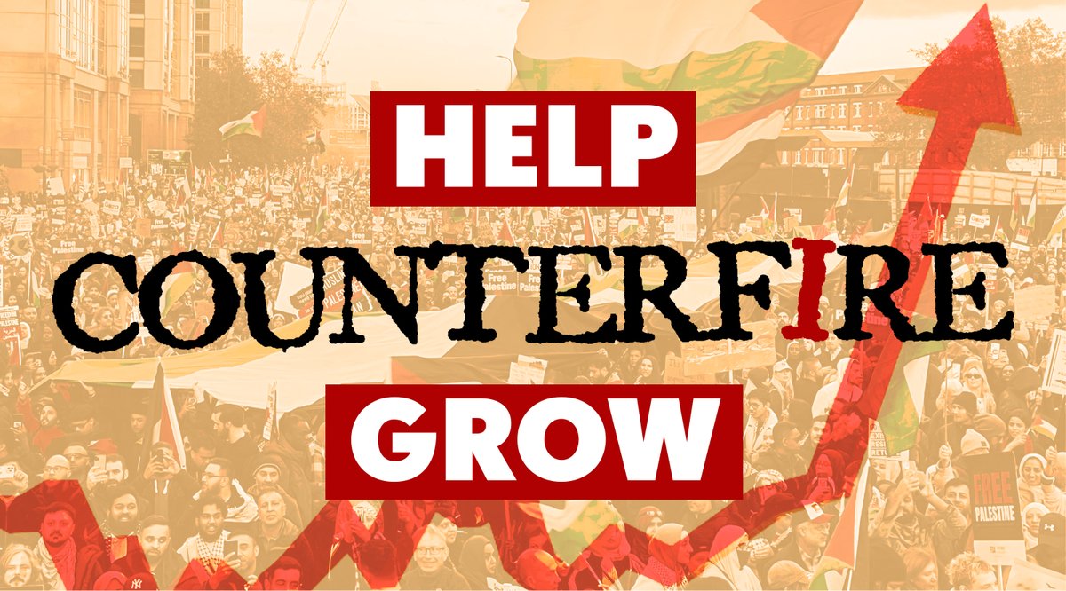 Counterfire is growing faster than ever before We need to raise £20k to: - Move to a new HQ - Triple our print run - Employ new staff Please give generously. justgiving.com/crowdfunding/C…