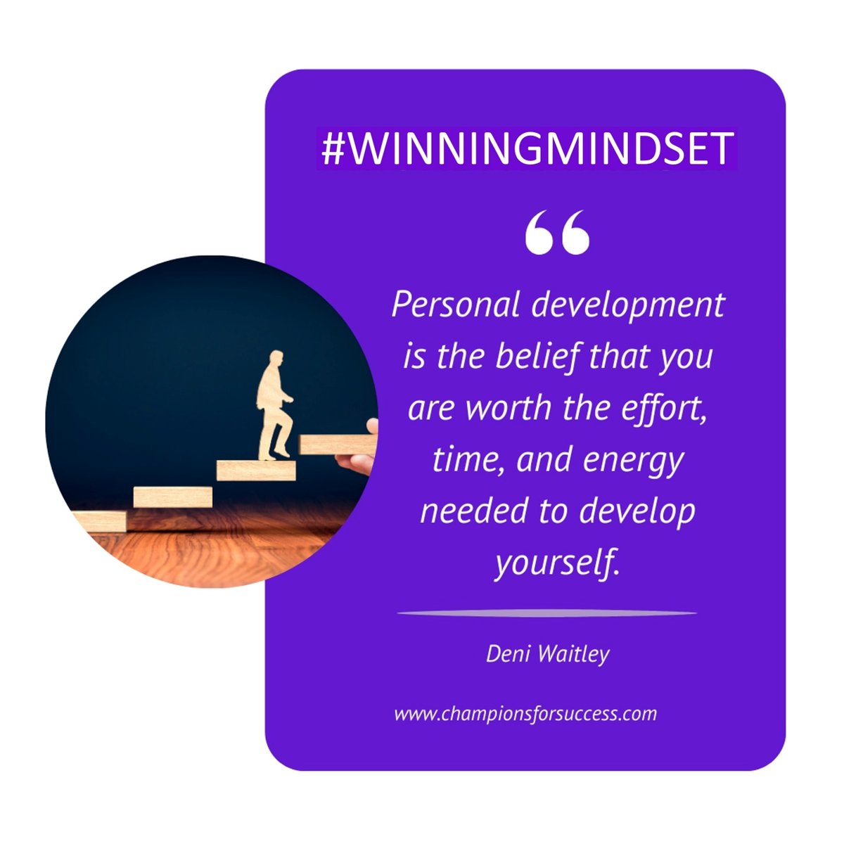 It takes courage and commitment to focus on personal development, but the rewards are worth it. championsforsuccess.com/contact-me 
 #ChampionsForSuccess #MaryAnneKochut #BusinessExcellence #ProfessionalDevelopment #CorporateTraining #LeadershipDevelopment #SkillsDevelopment #leadership