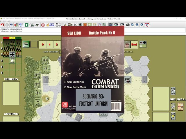 It's time for another episode of Tales from the #CombatCommander Ladder! In March, we played through the Sea Lion scenario 'Foxtrot Uniform'! Please pardon some of the sound issues, as Dan's microphone was a little low. Enjoy! @gmtgames #wargaming youtu.be/RgVq9L3tI4o