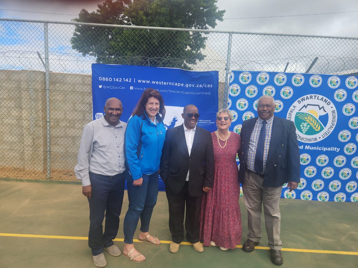 As an ongoing legacy project of the 2023 Netball World Cup, Minister Anroux Marais opened upgraded netball courts in Chatsworth in the West Coast today. We continue supporting participation in sport across the province.