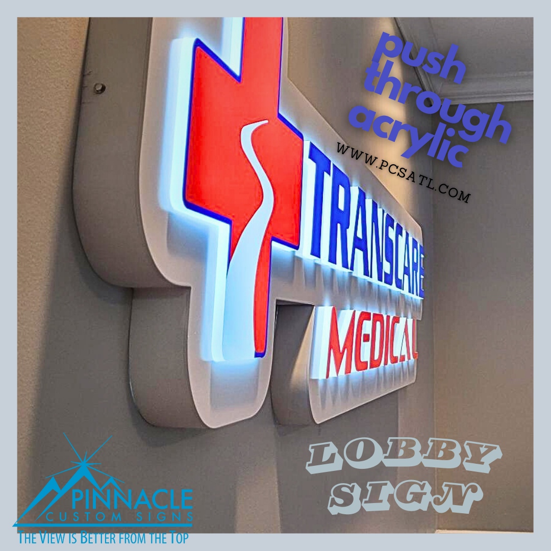 Transcare Medical regularly drops vehicles off for vinyl wraps and graphics. This time, however, we created a lobby sign that looks elegant but powerful and adds a professional touch. #betterfromthetop #signs #signshop #customsigns #customsignshop #signage