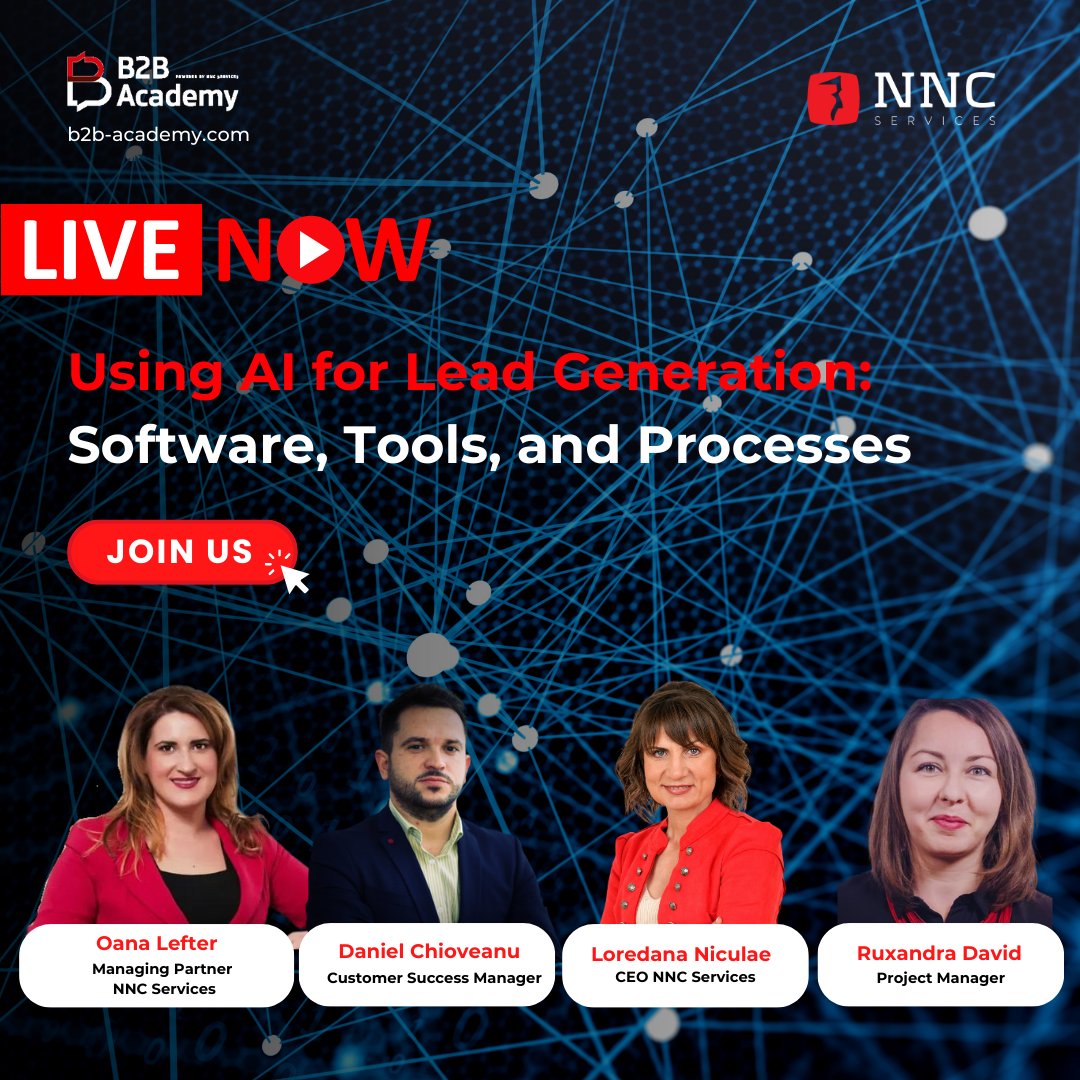 🔴 We're Live Now! Wondering which AI tools work for lead generation? Join us and find out! hubs.ly/Q02sdYWZ0

#LeadGeneration #AIMarketingTools #LiveEvent