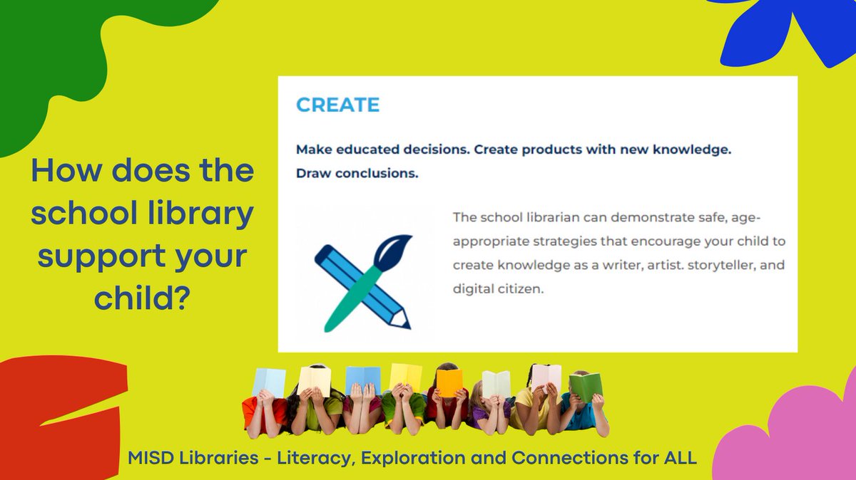 School Librarians provide makerspaces and activities for students to be creative and explore. Through creativity, students become confident and empowered to learn. #teacherlibrarians #LifeReady #Vison2030 #MisdLibLove #SchoolLibraryMonth24 @MansfieldISD