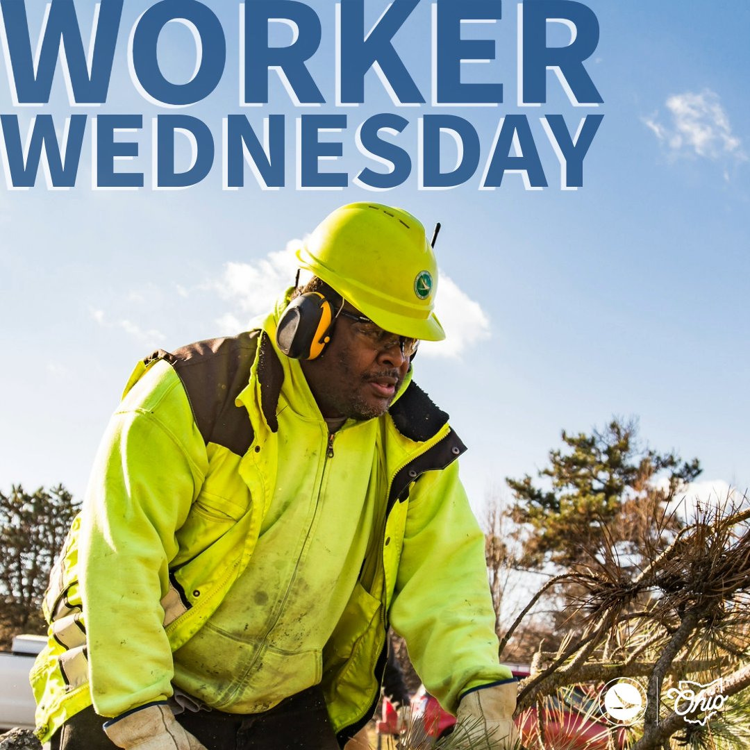 Year-round, our crews are out working to improve the lives of Ohioans - clearing snow, removing debris, cleaning drains, picking litter...the list goes on. In return, help them stay safe by moving over and/or slowing down when you see them out there. #WorkerWednesday