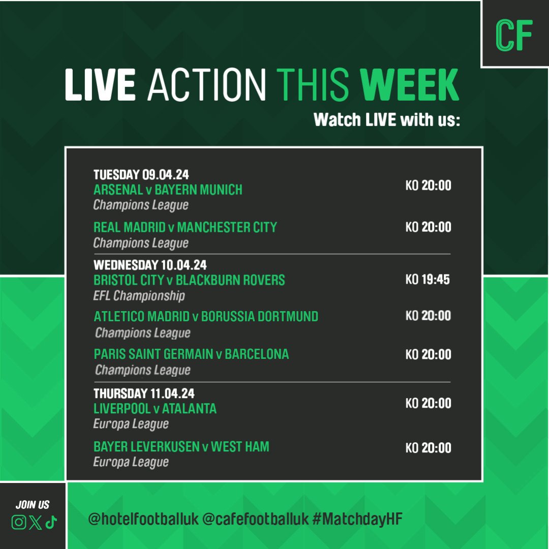 A whole week of live action available in Cafe Football😎 From the Champions League, to the EFL, to the Europa, we have got you covered!🙌 Come and join us, we saved you a seat😉 #whatson #cafefootball #livesport #sport #football #footy #oldtrafford #sportsbar #bar #manchester