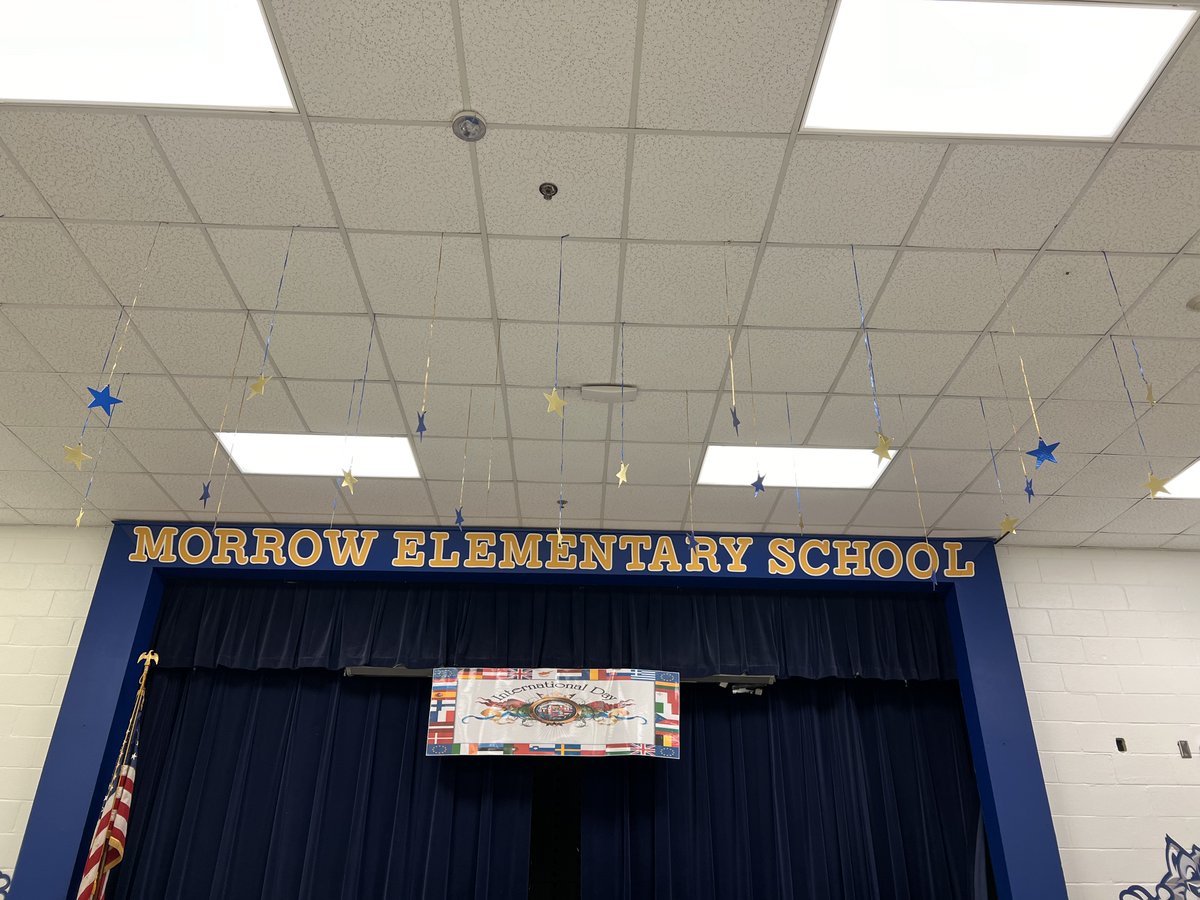 MorrowWildcats's tweet photo. Take a look at the new and improved Morrow Elementary Cafe'..the colors jump all the walls and the students absolutely love this new look. Thank you @CCPSNews  for this beautiful upgrade to our school. @CrystalHaines16 @FaamataF 

#LetsROAR https://t.co/O0hNhEbspd