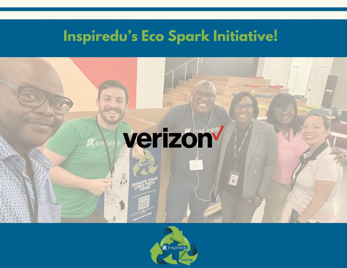 We had a fantastic start to our Earth Month Eco Spark Initiative with Verizon Corporate at their location! We gathered boxes of devices to recycle and repurpose for our community. #ecospark #recycling #donate2educate