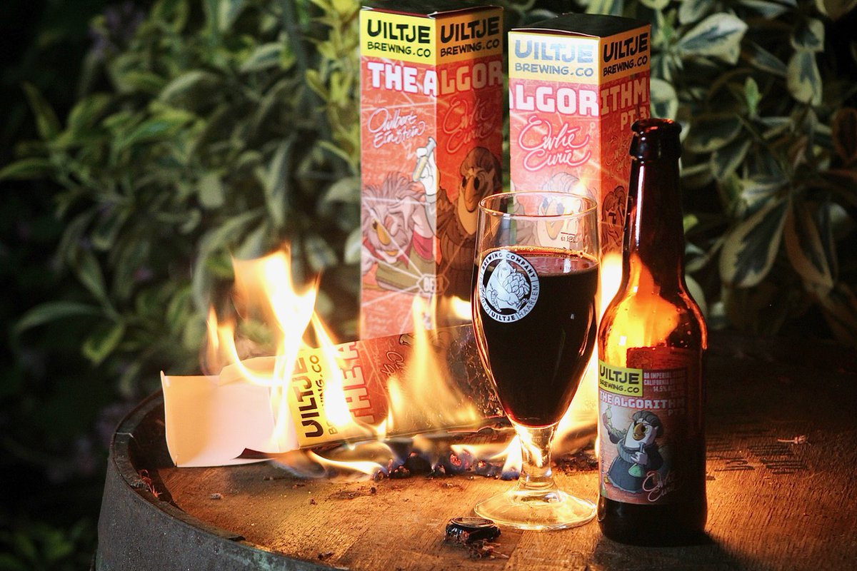 In 2022 The Algorithm I sold out in seconds. In 2023, its sequel The Algorithm II did the same. Now, in 2024, we present the final installment of our blockbuster barrel-aged Imperial Stout trilogy: The Algorithm III. 

👉️ uiltjebrewing.com/en/product/alg…