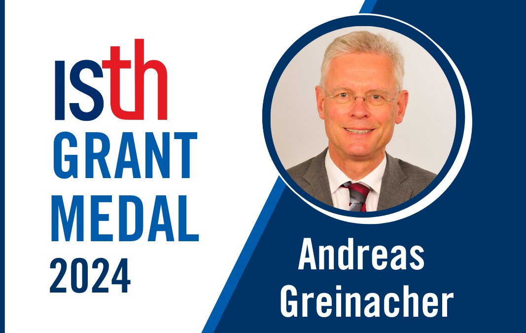 Join us in congratulating Andreas Greinacher for being awarded the Robert P. Grant Medal, the highest honor of the Society in recognition of his outstanding accomplishments in the field of thrombosis and hemostasis🥳👏 @UMGreifswald 

Read more here: isth.org/news/news.asp?…