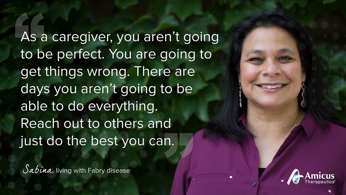 Fabry Champion Sabina was diagnosed with Fabry disease shortly after her father was diagnosed with the disease following kidney failure. She became his primary caregiver while also caring for two medically complex children. #FabryDisease #AmicusCares #FabryHeroes