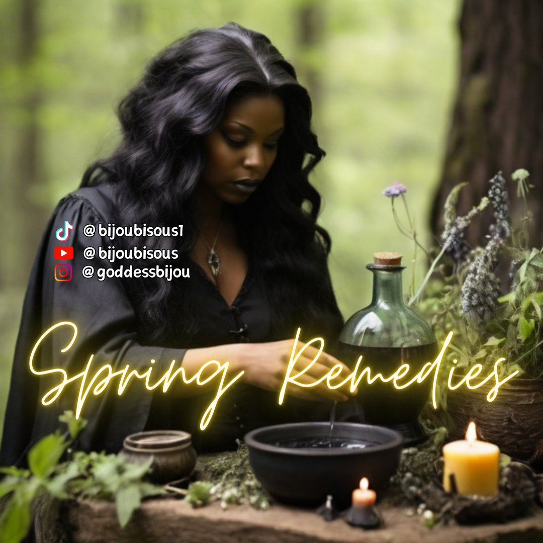 letlovegoviral's tweet image. As we bid adieu to winter's icy grasp and welcome the vibrant blossoms of spring, the Earth herself provides a bounty of herbs ripe for the picking. 

READ TODAY'S BLOG POST IN FULL 
bijoubisous.com

#BotanicalMedicine #MagicalHerbs #GreenWitchery #SpringAlchemy