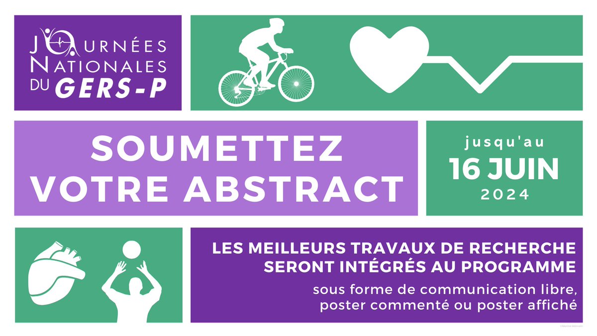 L'envie de participer au programme #GERSP2024 vous traverse ? 📖 C'est possible, il suffit de nous envoyer votre travail de recherche en cliquant sur le lien ci-dessous ! #GERSP

➡️ congres-gers.fr/abstracts