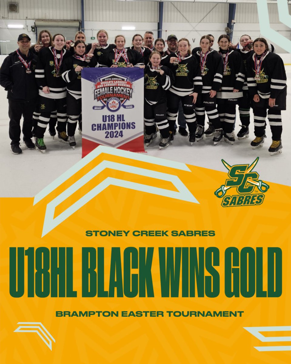 ⏪ TUESDAY THROWBACK 

The U18HL Black Team won Gold at the Brampton Easter Tournament in late March.

#OWHA | #StoneyCreek