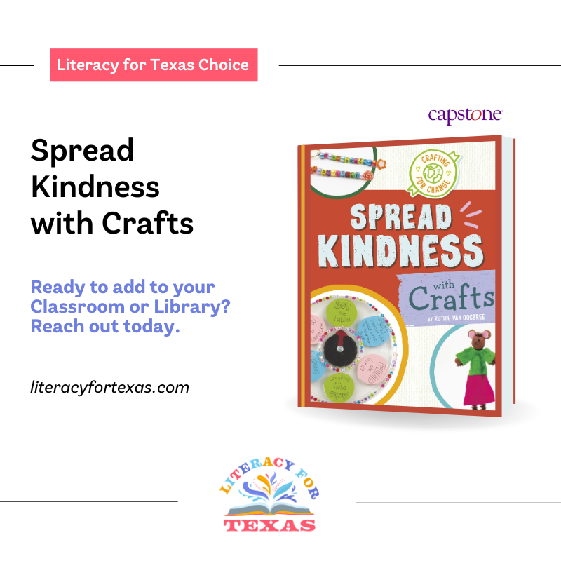 Would you want to make the world a kinder place? These crafts will help you spread kindness at school and in your community. ♥️ Schedule a meeting with our certified librarian to discuss how this book can meet your library's needs: hubs.ly/Q02p_1xp0 #tlchat #txlchat