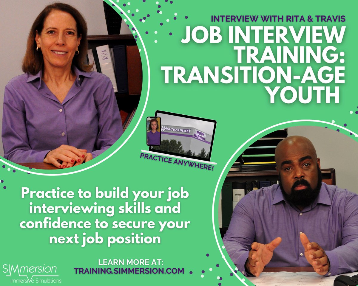 Don't let nerves get in the way of your success! Boost your confidence with our training program designed for youth with #disabilities and other needs. Start honing your skills today to ace those interviews!