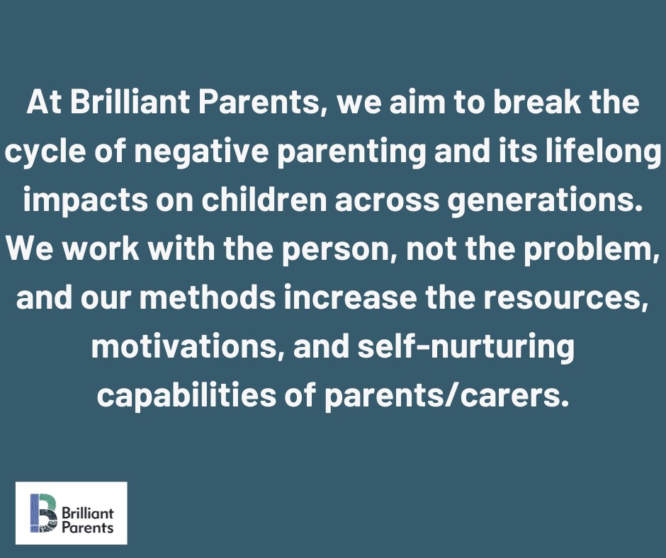 We provide #parentingcourses and support for families. 

Our work specialises in #parenting programmes from early years children and young children through to #teenagers.

Learn more about our work: brilliantparents.org