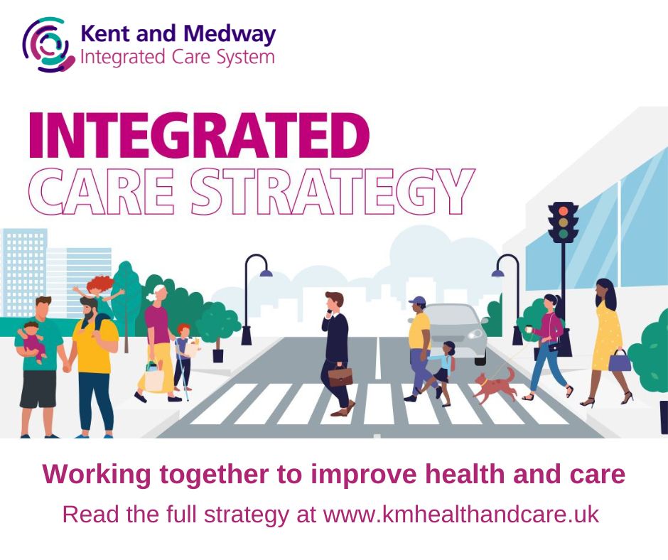 The new ambition for the future of health and care of the people of Kent and Medway has been set, following the final agreement of the Integrated Care Strategy. Read the full strategy: ow.ly/aCwC50RajeL #TogetherWeCan #KMIntegratedCareStrategy
