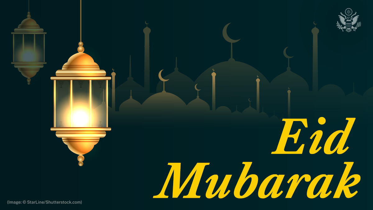 We extend our warm wishes to all Muslims in #Ethiopia and around the world observing Eid al-Fitr. In observance of Eid al-Fitr, the Embassy will be closed Wednesday, April 10 and will reopen on Thursday, April 11, 2024. #EidMubarak