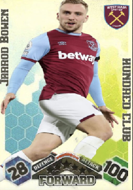 WhuDeco's tweet photo. Jarrod Bowen Custom Match Attax https://t.co/Ax5jY6SfvJ