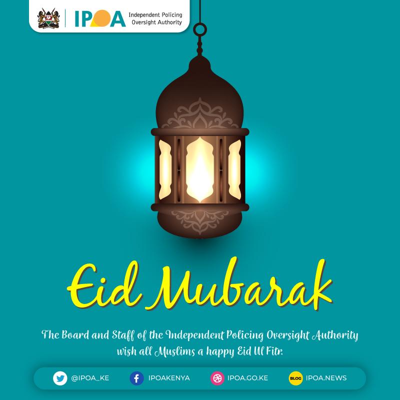 The Board, Management, and Staff of IPOA wish all Muslims a happy Eid Ul Fitr ^SC #HappyEid