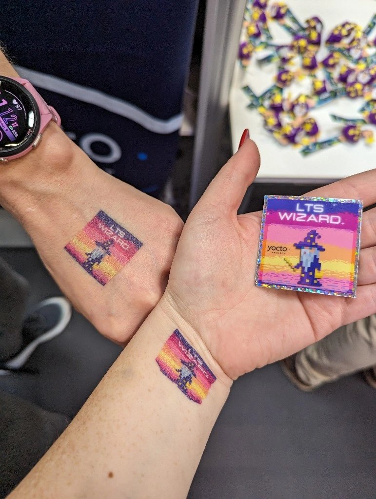 Show your Yocto Project love by wearing it on your skin! Get the temporary tattoo right now at Embedded World, booth 4-648, or next week at the EOSS in Seattle!