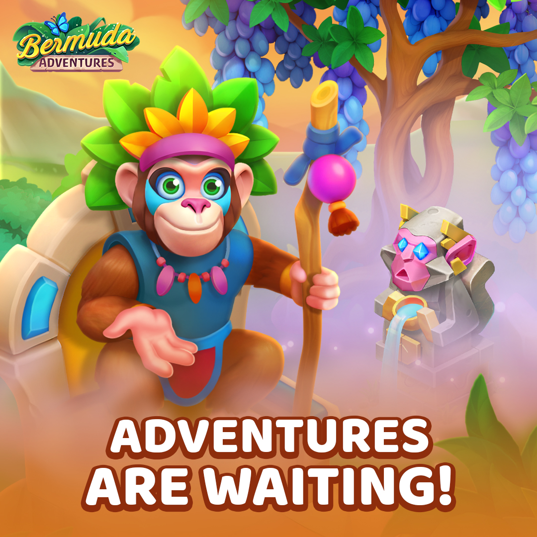 bermuda_game's tweet photo. 🐒 King Monkey needs you! [https://t.co/CZcoA136ts]
🎁 Check out the game and embark on a special time-limited expedition for unique rewards! Comment below in the name of the King for a chance to win even more rewards in the game! ✨

#bermuda #adventures #mobile #game https://t.co/79NzmM9jhQ