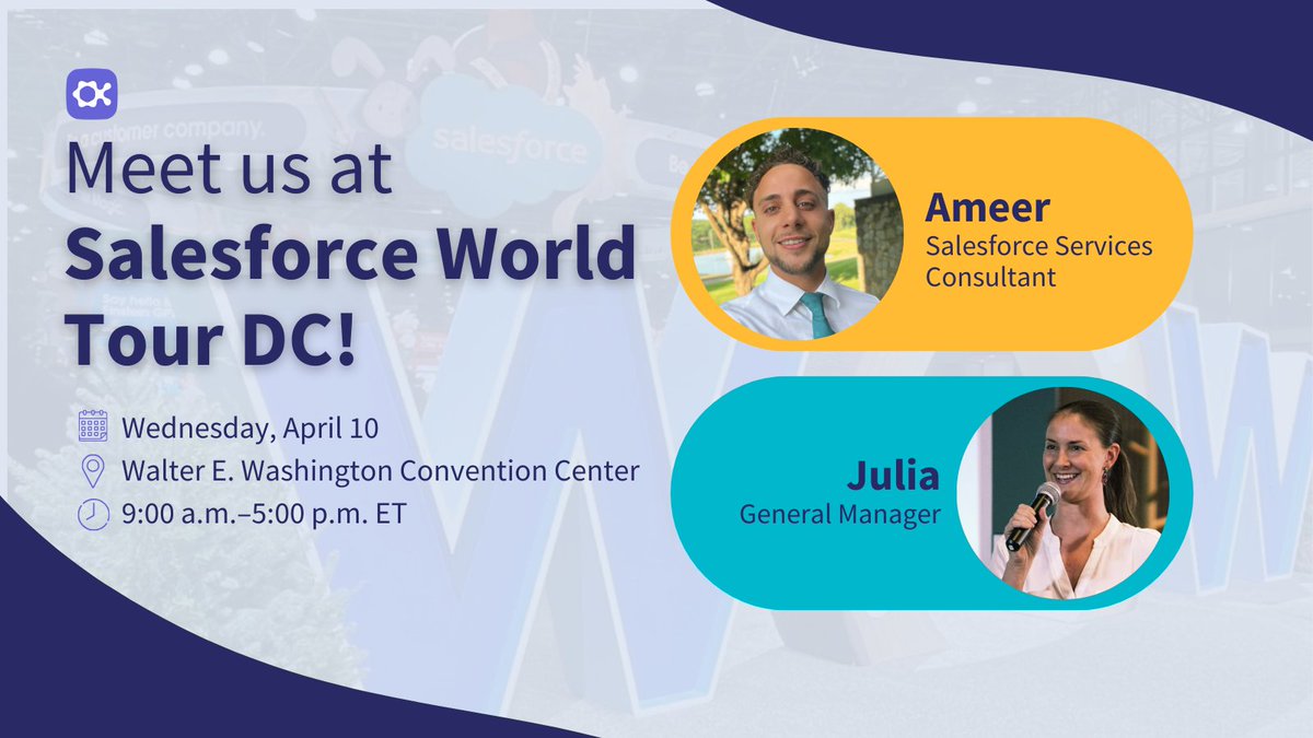 Tomorrow, our team will be at the Salesforce World Tour in DC. We’ll be happy to meet you to see how the Oktana team can support your goals and ensure seamless alignment with your Salesforce strategy.

👉 bit.ly/3PUcx7Y

#SalesforcePartner #SalesforceTour
