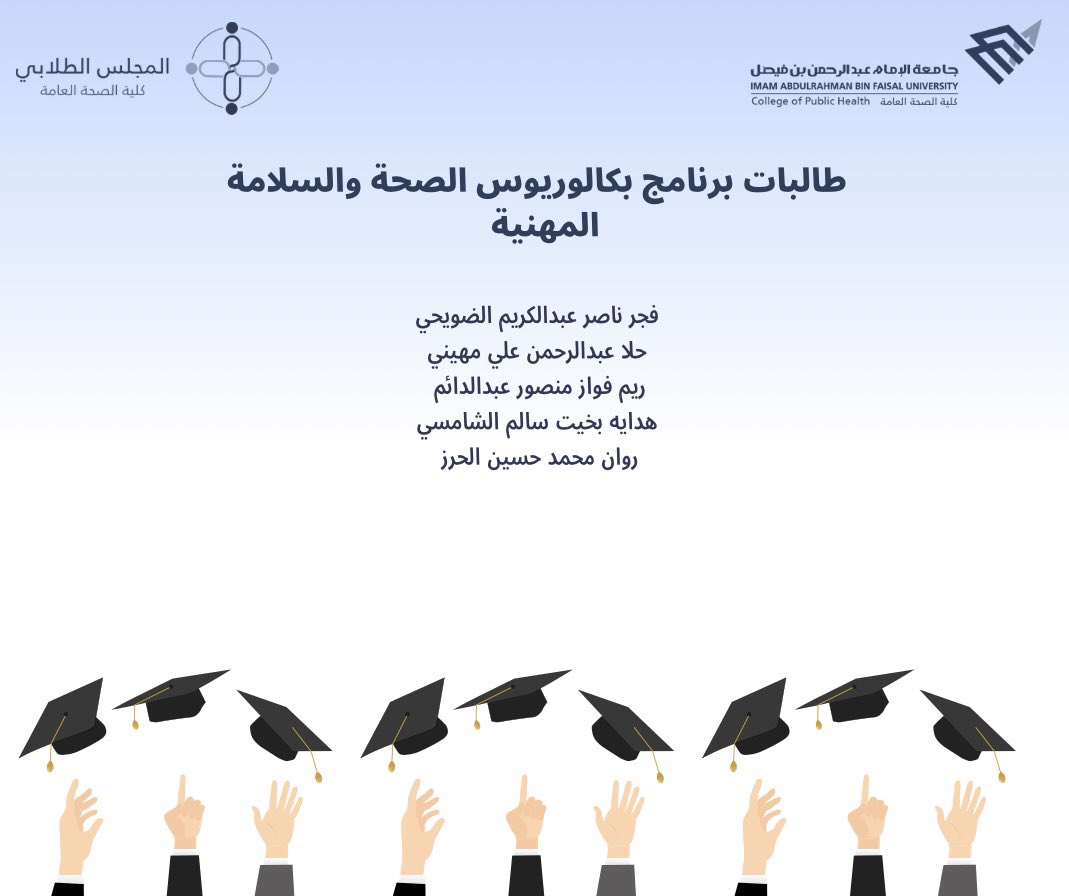 المجلس الطلابي لكلية الصحة العامة tweet media