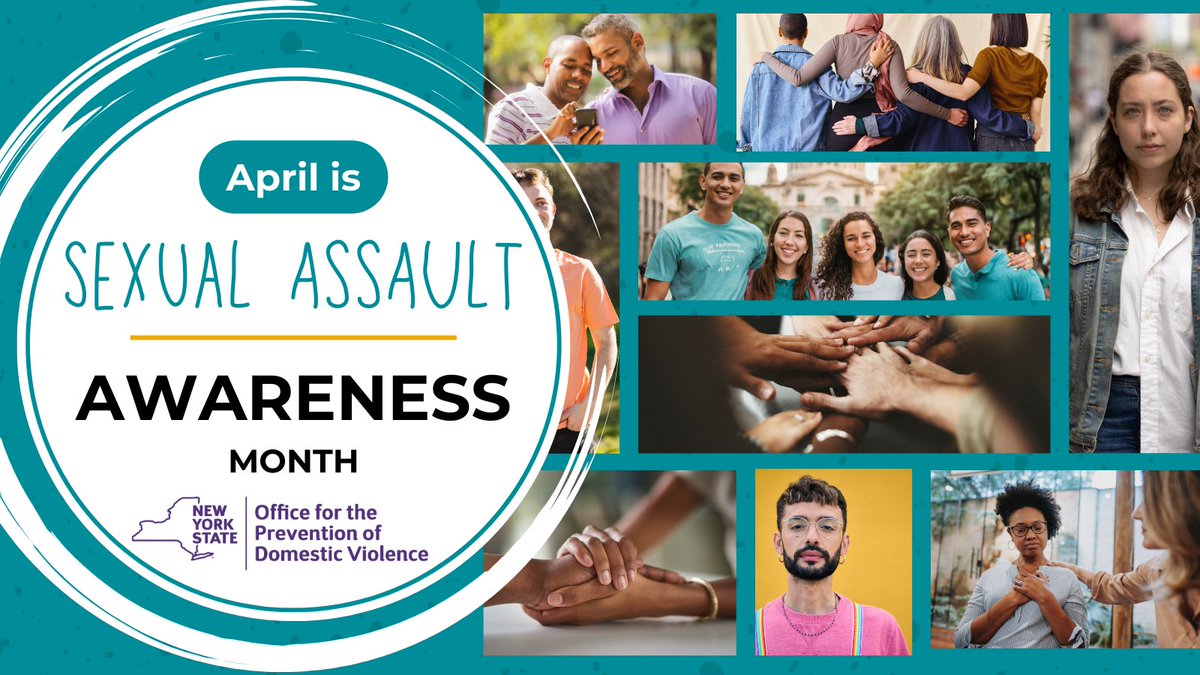 April is #SexualAssaultAwarenessMonth. Visit @NYSOPDV's #SAAM2024 webpage for advice on how to #StartTheConversation in your life. You can also: ⁠ Call: 800-942-6906 ⁠ ⁠ Text: 844-997-2121 ⁠ ⁠ Chat: on.ny.gov/opdv Visit: on.ny.gov/opdvsaam