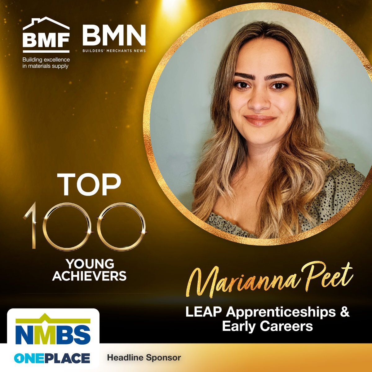 Marianna Peet, Early Careers Lead at LEAP Apprenticeships & Early Careers, is our next Top 100 Young Achiever. Our Top 100 Young Achiever nominees are kindly sponsored by our head sponsor, @NationalMerch #Top100YoungAchiever @BMerchantsNews