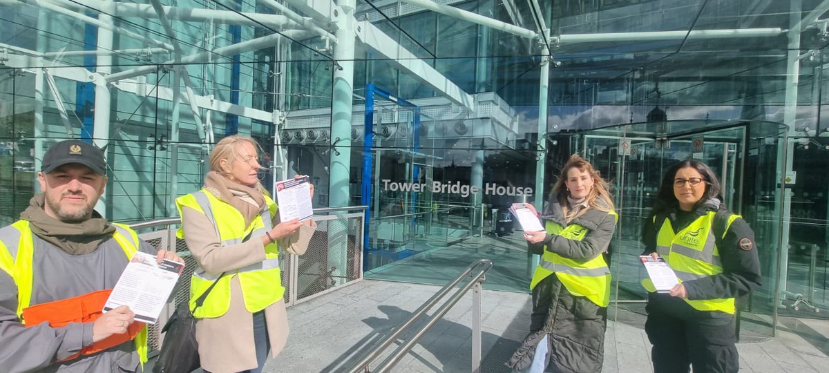 📣Today we’re launching our campaign against compulsory redundancies in Diligenta Reading &amp; Kildean

🛑 First stop -  A meeting of the Global Sourcing Association’s council. We’re asking them not to shortlist Diligenta or <a href="/TCS/">Tata Consultancy Services</a> for awards while these redundancies are on the table