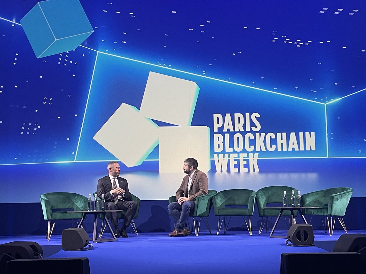 ✨Grateful for the chance to share insights with the XRPL Community @parisblockweek - Fireside Chat with Ripple CEO Brad Garlinghouse @bgarlinghouse, moderated by David Bchiri, CEO, XRPL Commons🙏 Come visit our booth in the StartUp area🔥 #PBW #XRPLcommunity #XRPLedger