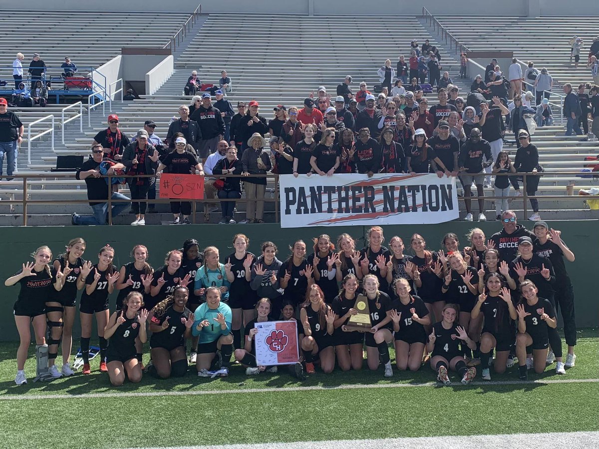 Congratulations to @CHHS_LPSoccer on claiming the Regional Championship! They now advance to the UIL 5A State Semifinals, where they play Pflugerville Hendrickson. The game will be held in the Georgetown ISD Athletic Complex on 4/11 at 9:30 a.m. 🎟️gcisd.net/article/1541135