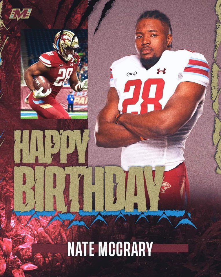 Big Happy Birthday Shoutout to our own Mr. Nate McCrary @natemccrary28 Have yourself a Day Nate! Earn It 🎯