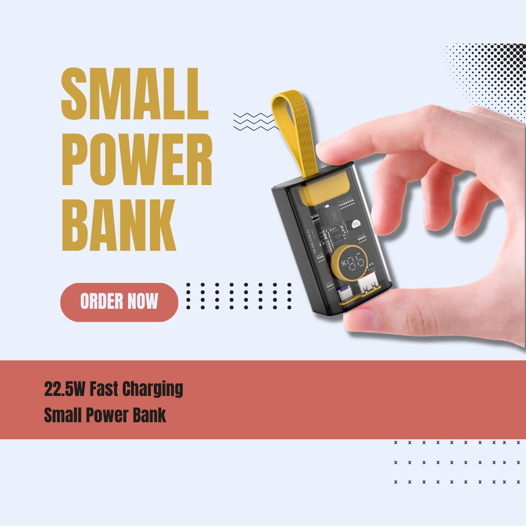 Fast Charging Small Power Bank

#FastCharging #SmallPowerBank #PortablePower #OnTheGo #PowerUp #TechEssentials #TravelTech #CompactCharger #EfficientEnergy #ChargeAnywhere

amzn.to/3xnsMUA