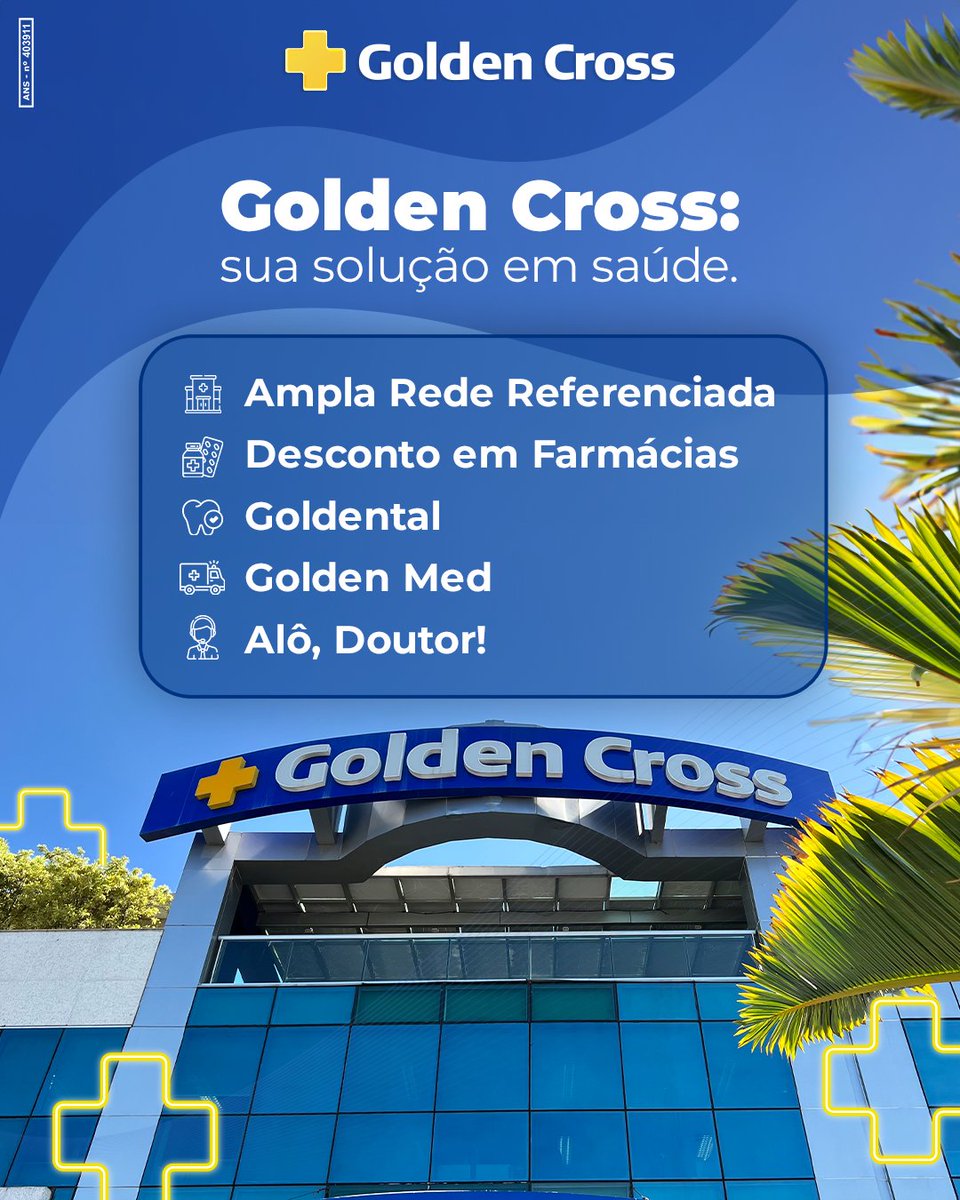 Somos uma solução em saúde para empresas e famílias que buscam conforto, comodidade e a certeza de um serviço de qualidade.

Escolha quem tem a melhor solução para você! 👨🏻‍⚕️

📱 Ainda não é cliente? Acesse sejagolden.com.br e solicite uma cotação.