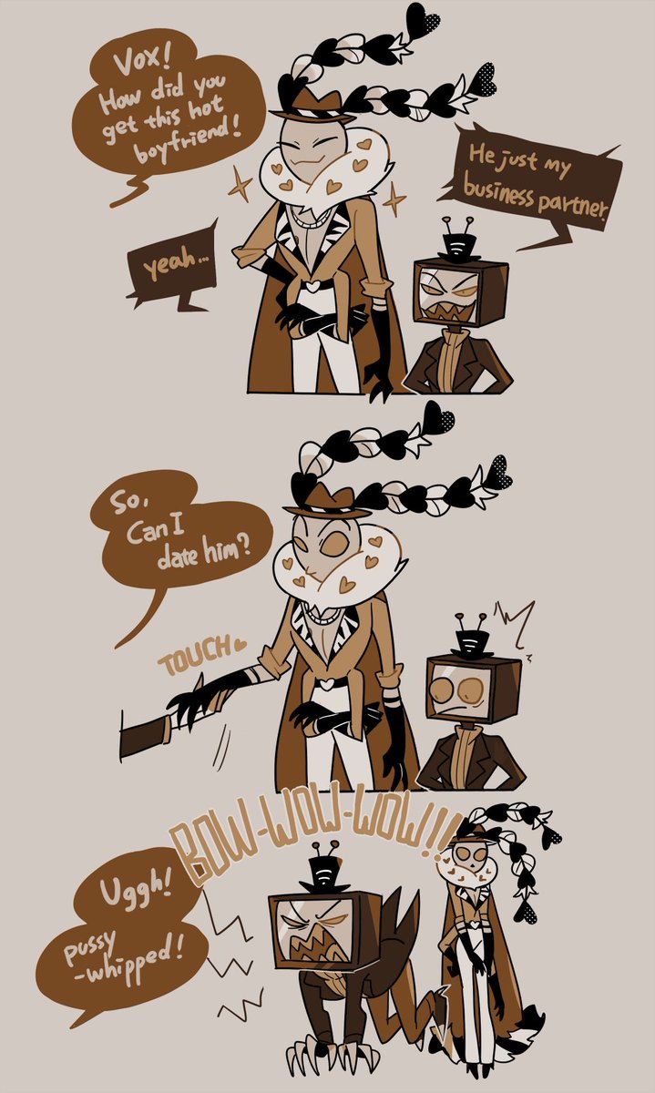 畫蠢漫畫🥹
#StaticMoth #VoxVal