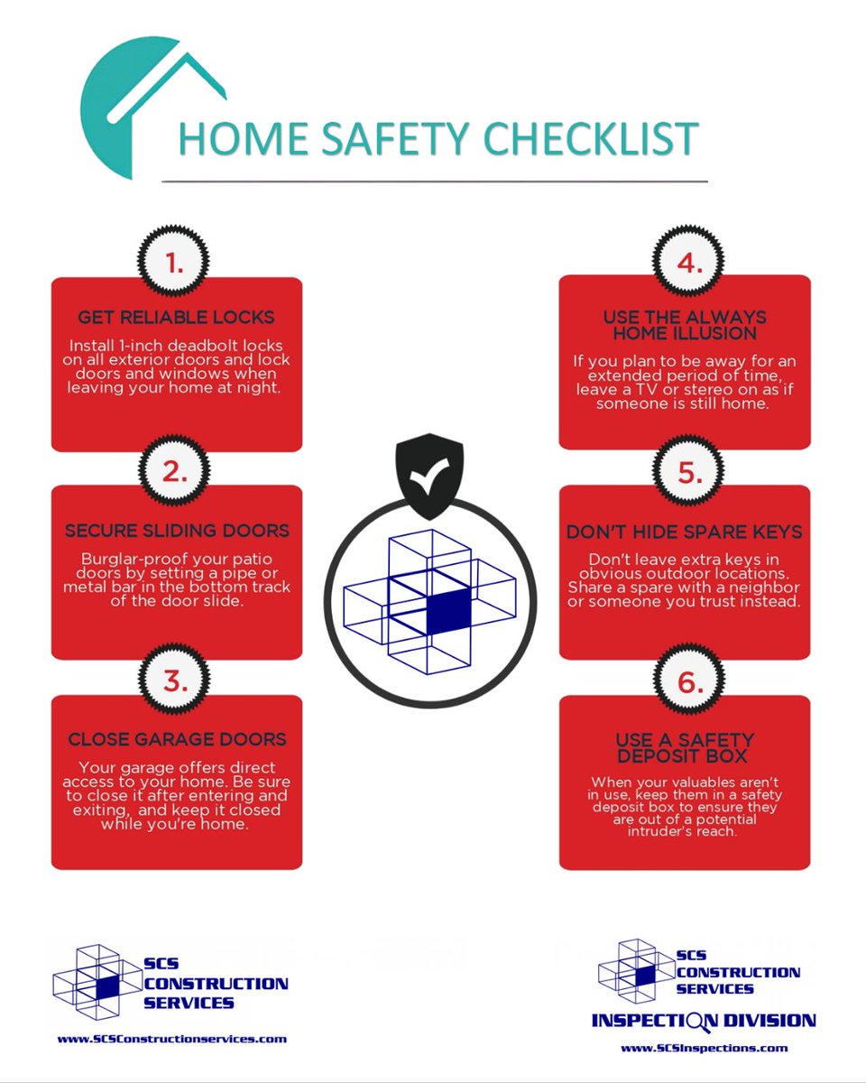 #HomeSafety Checklist for #TipTuesday from @scsconstruction