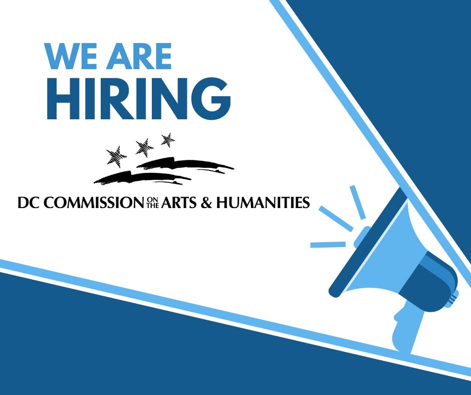 CLOSING THIS FRIDAY: CAH Public Arts Manager Responsible for developing and carrying out the goals of the public arts program for the agency. Incumbent interfaces with both district and federal agencies as well as private partners. dcarts.dc.gov/node/1715781