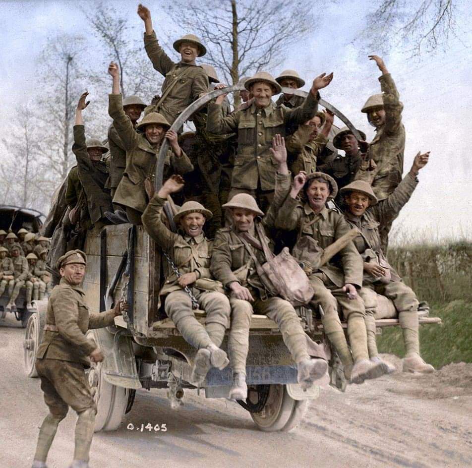 April 9th, Vimy Ridge Day 'Canadian troops return triumphant from the Vimy front, their celebrations tempered by the loss of 3,598 comrades killed and 7,004 wounded.' Lest We Forget 🍁🇬🇧
#VimyRidge #Vimy #Canada #FirstWorldWar #History #WWI #VimyRidgeDay