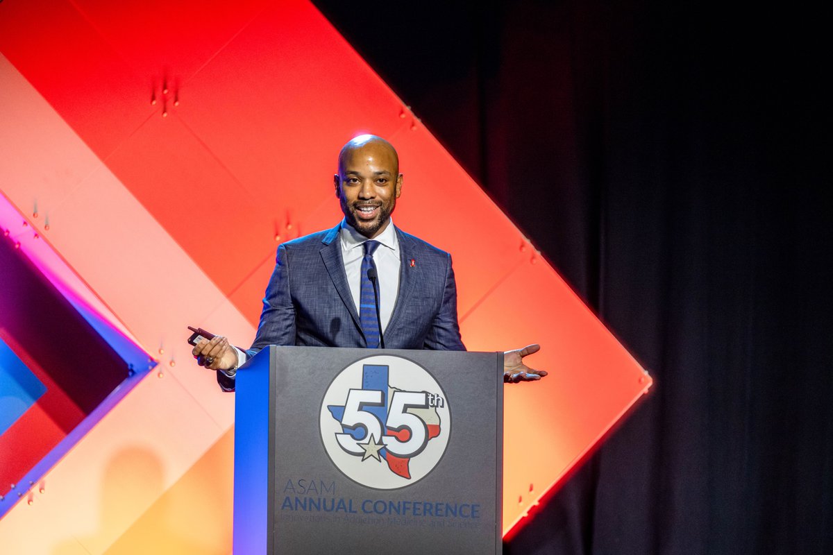 Dr. Hansel Tookes launched the @ASAMorg 55th Annual Conference with the first #HarmReduction plenary, a pivotal moment in the organization's history. This event is a cornerstone in #AddictionMedicine, uniting professionals globally to explore cutting-edge science & innovations.