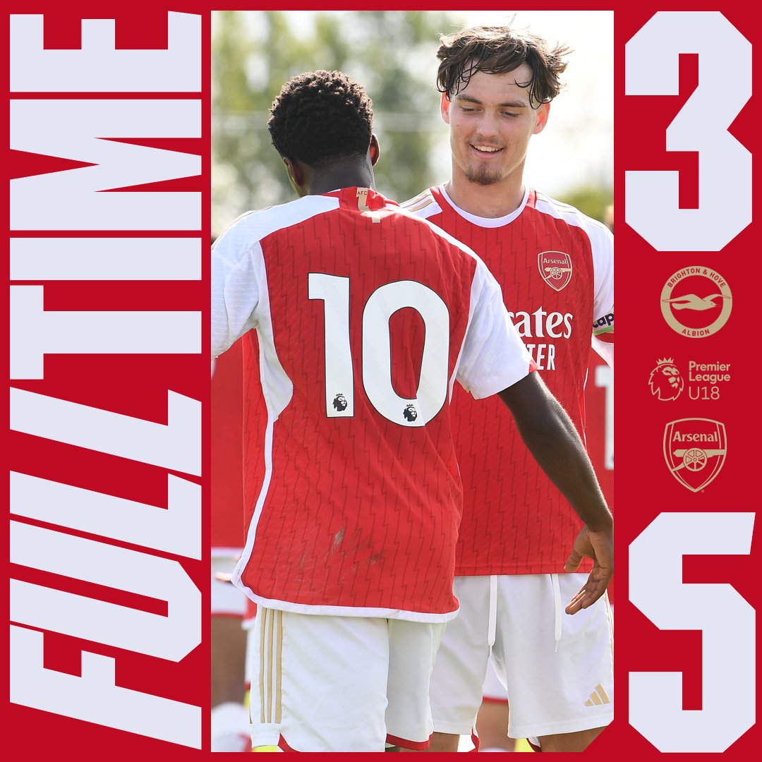 A splendid win on the road 👏

Well in, Gunners ❤️

#AFCU18 | #U18PL