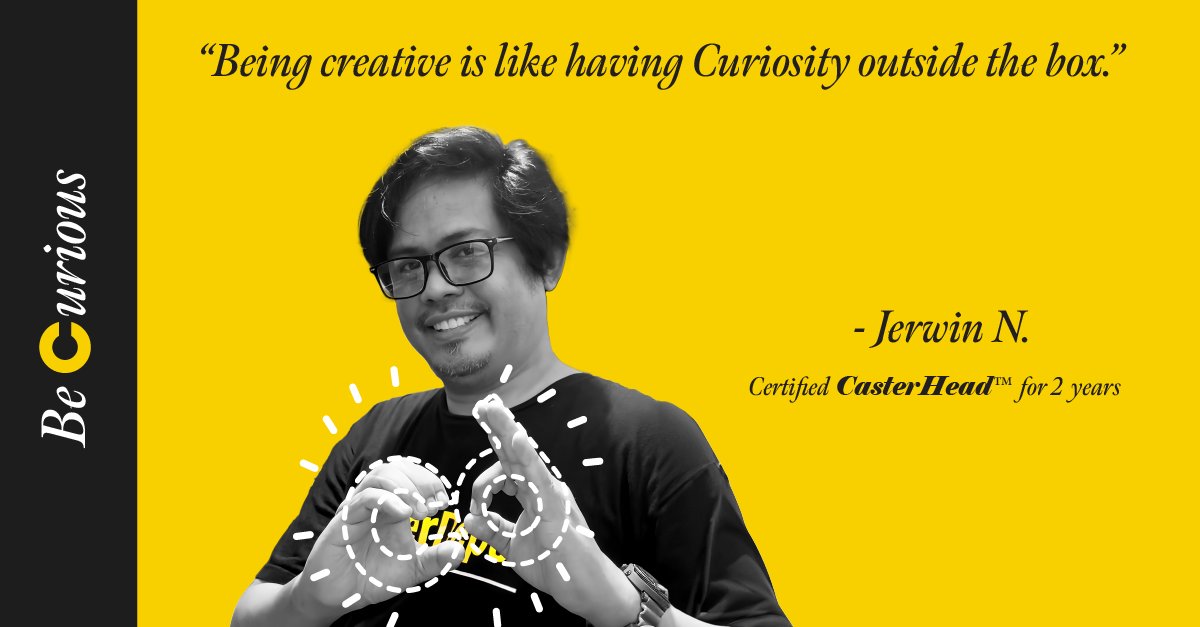 Meet Jerwin, our Marketing Designer and a CasterHead for 2 years!
Our #BeCurious value inspires his creative work at CasterDepot!
#EmployeeSpotlight

#casters #wheels #materialhandling #manufacturing #distribution #equipment #fabrication #warehouse #industrial #ergonomics