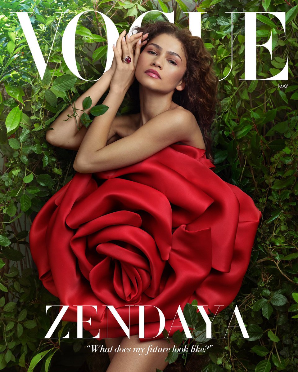 two of the big four vogue covers for may, no one is doing it like zendaya!!!