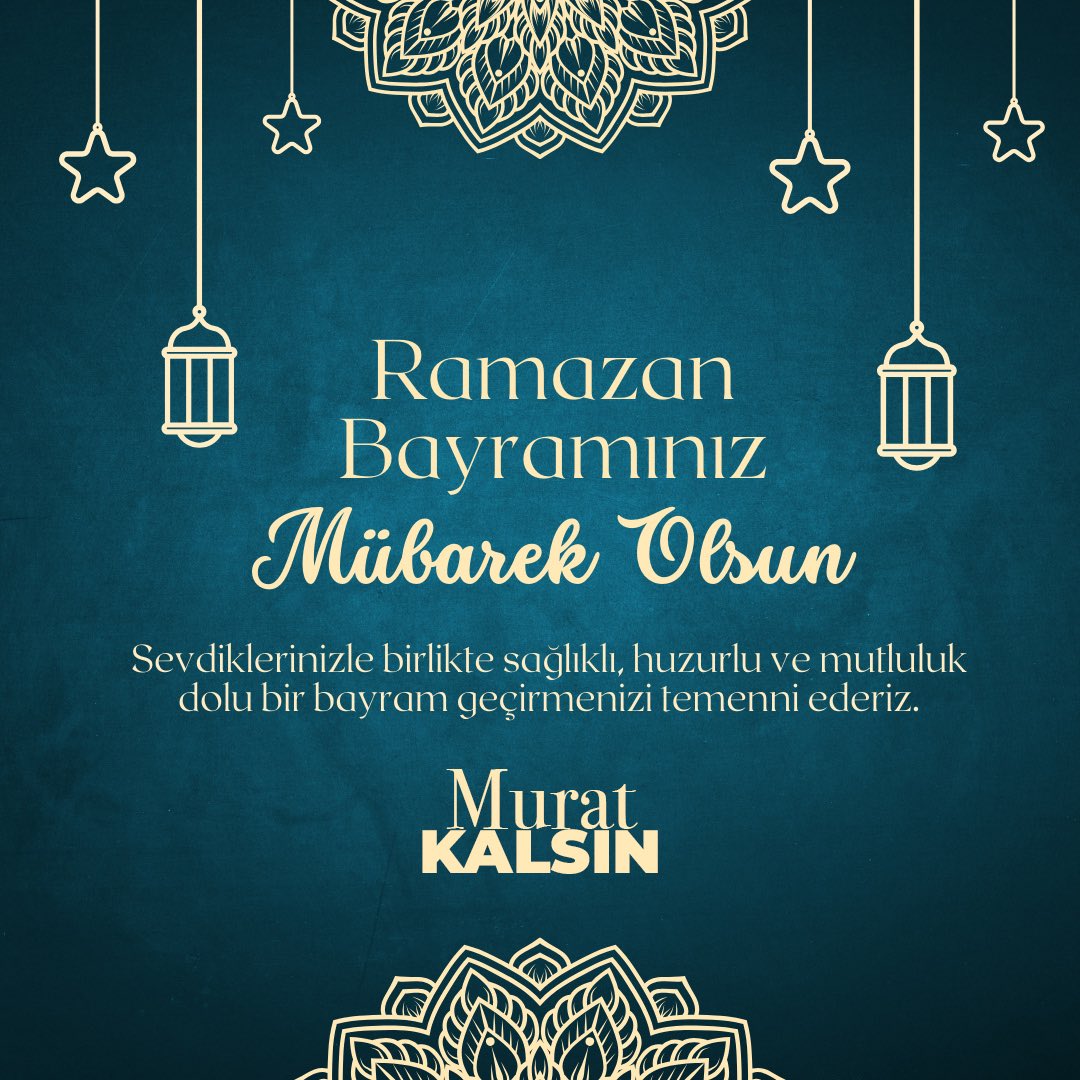 Ramazan ayının manevi ikliminden sonra, sevinç ve mutluluğun tüm kalpleri kuşattığı Ramazan Bayramı'na kavuştuk. Mübarek Ramazan Bayramı'nın ülkemize ve İslam coğrafyasına huzur, sağlık ve mutluluk getirmesini başta Filistin halkı olmak üzere tüm masum ve mazlumların yaşadığı…