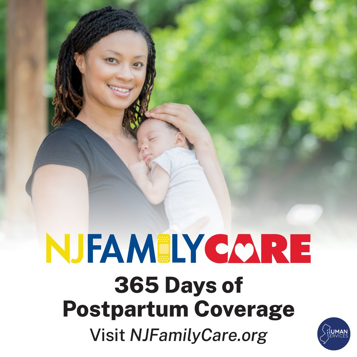 5/5 .@NJDHS’ #NJFamilyCare provides coverage 365 days postpartum to improve maternal and infant health and decrease racial disparity in outcomes. Visit njfamilycare.org to learn about this program that can help qualified residents access affordable health care.