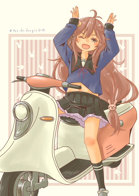 「バイク 学生服」のTwitter画像/イラスト(新着)