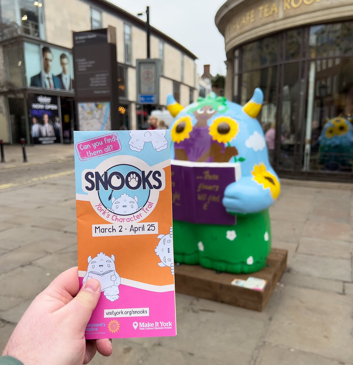 🌟 The Snooks Trail map - your gateway to enchantment! 🗝️✨

Drop in to the Visit York Information Centre, 21 Parliament Street, to collect yours for free and embark on a Snook adventure. 🗺️

Digital version available here: loom.ly/MmJUJTY